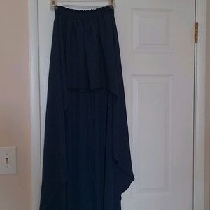 THINK&BELIEVE SKIRT size small color blue